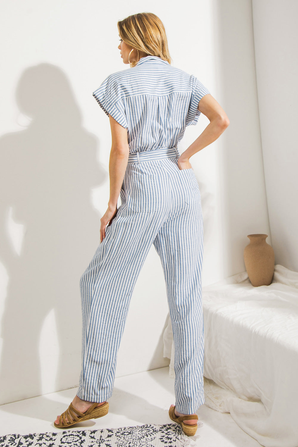 Coastal Stripe Jumpsuit