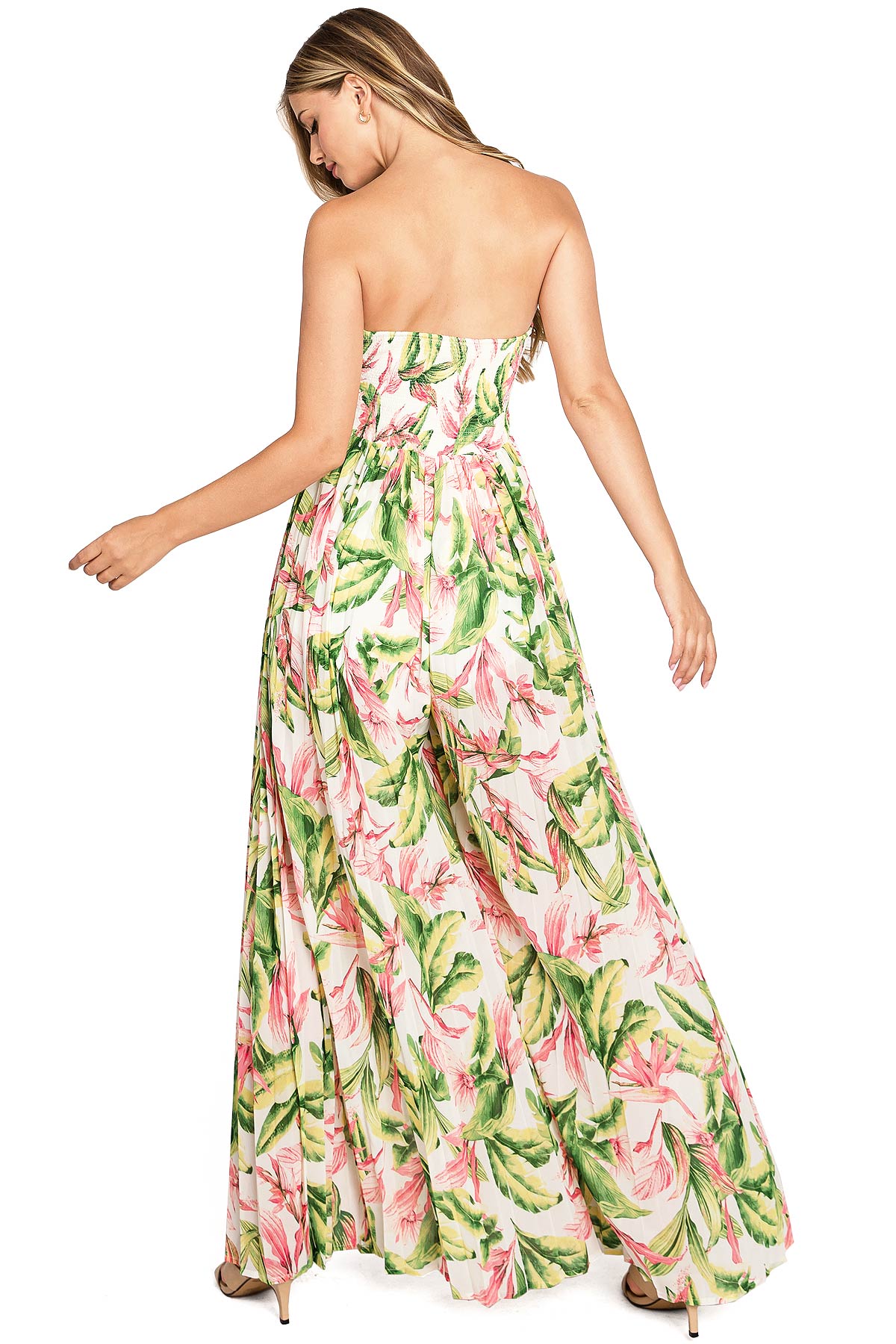 Paradise Pleated Jumpsuit