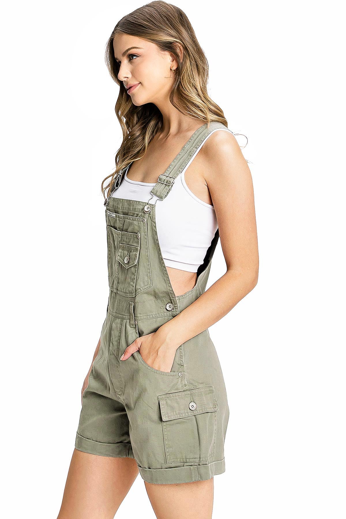 Cargo Twill Shortalls