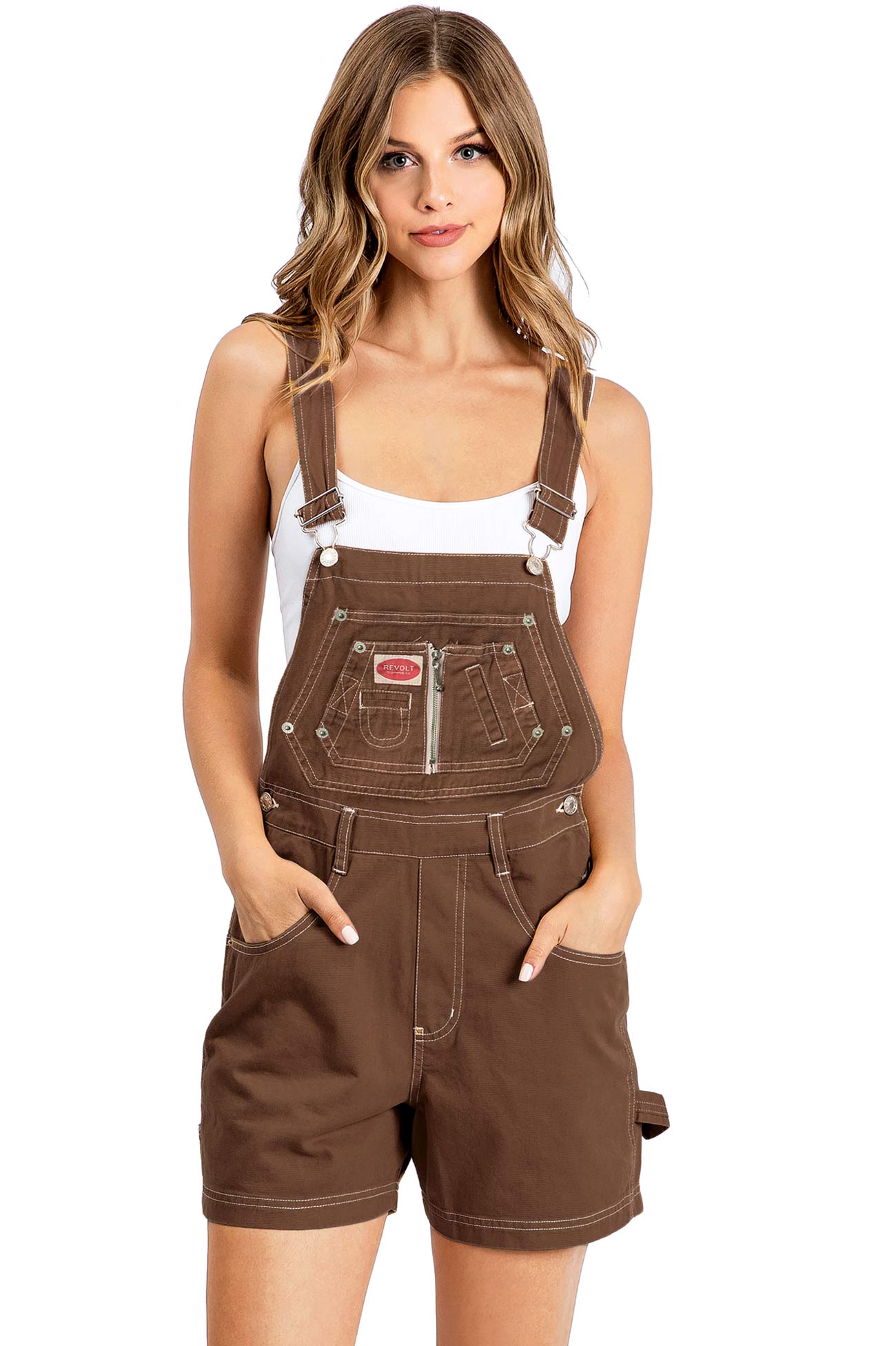 Retrace Twill Shortalls