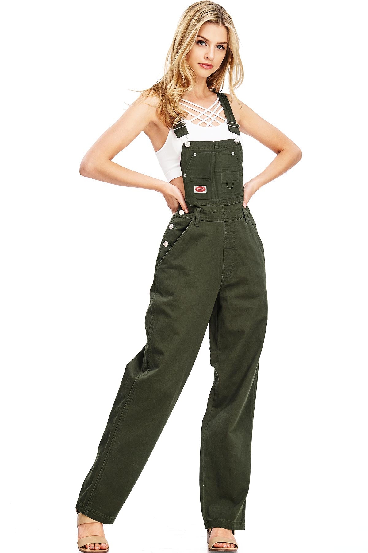 Reverse Canvas PLUS SIZE Overalls