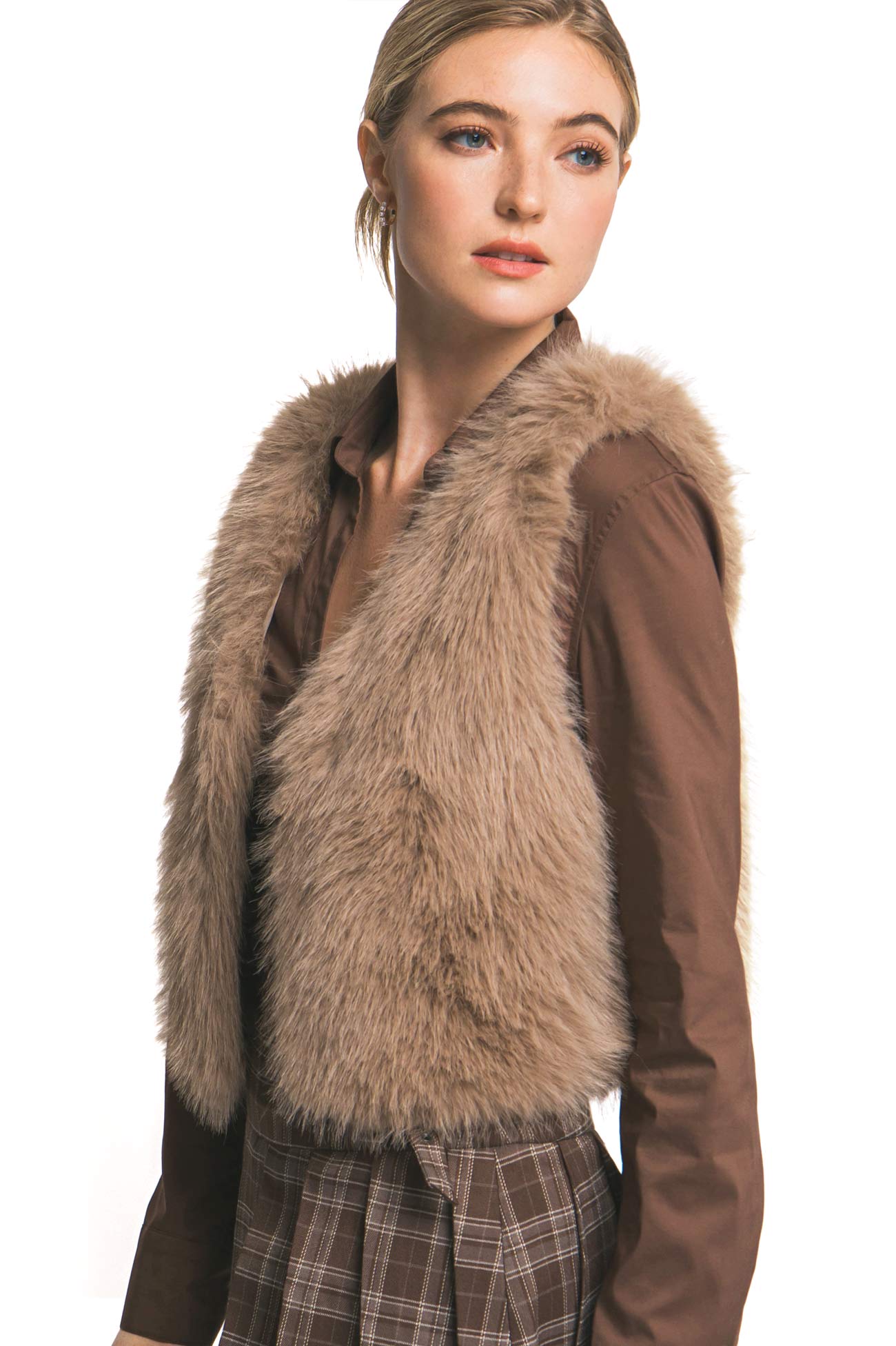 Lush Faux Fur Vest