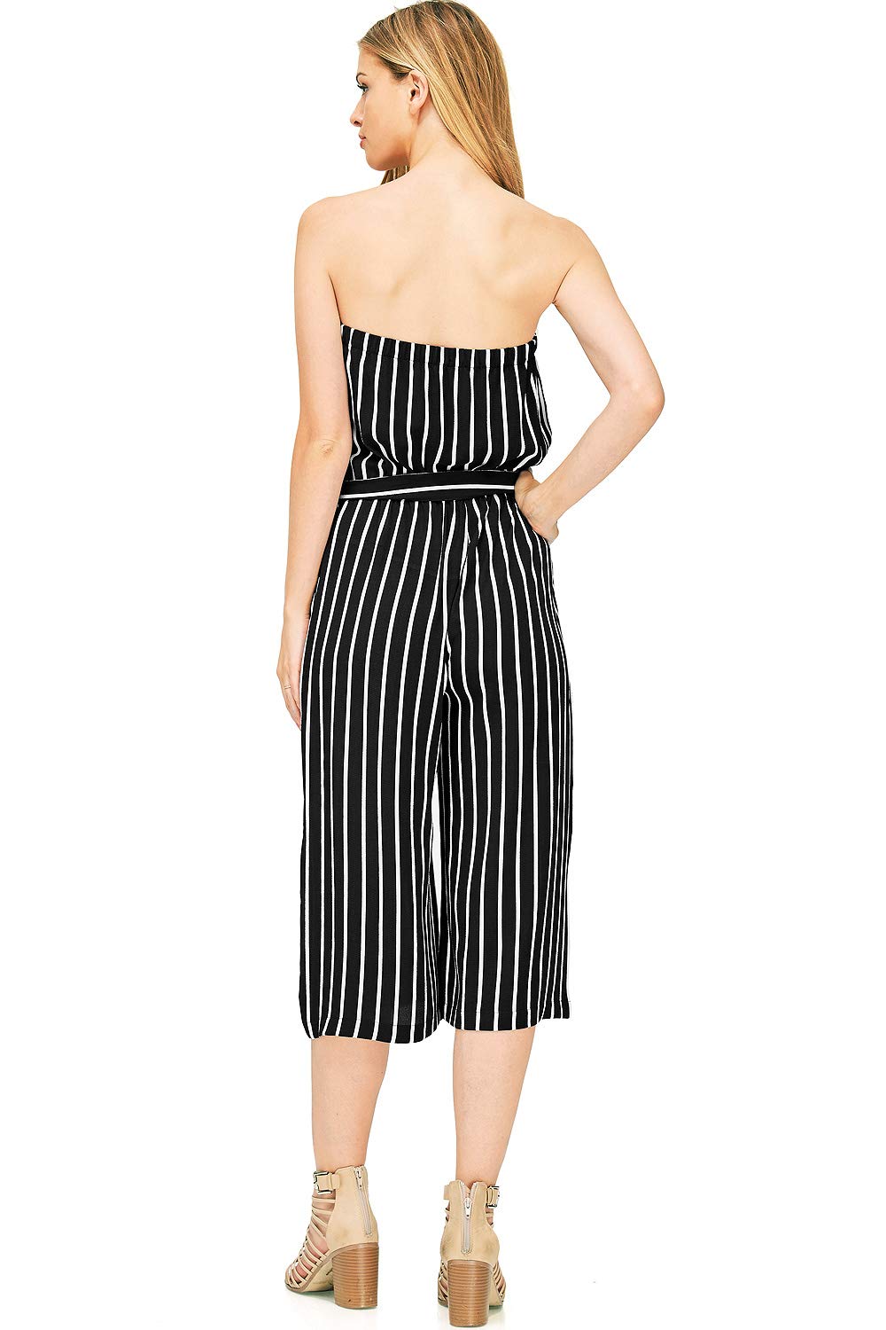 Nautical Cropped Jumpsuit