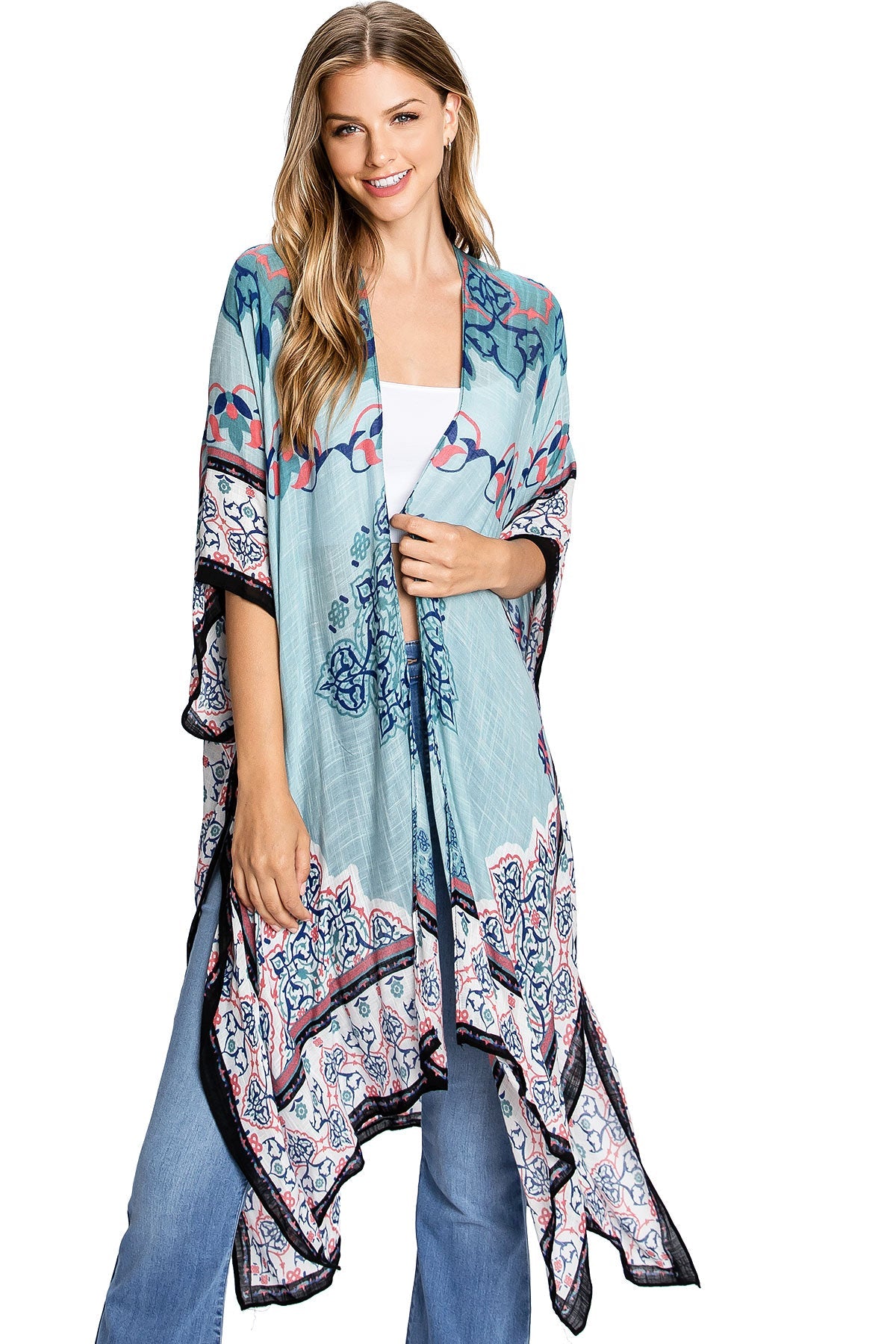 Seaside Lagoon Kimono