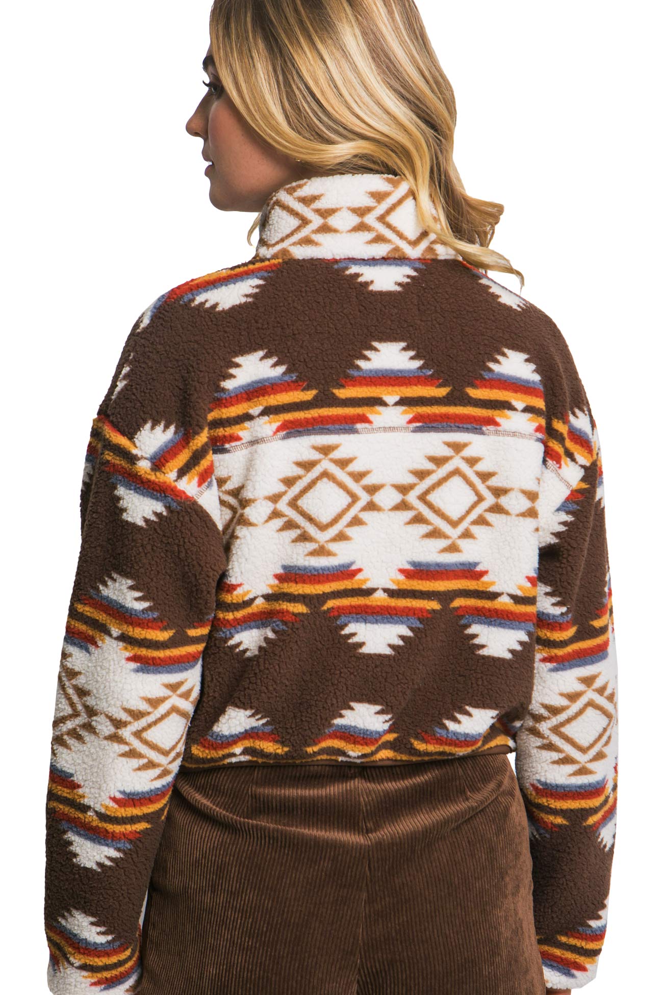 Print Sherpa Jacket