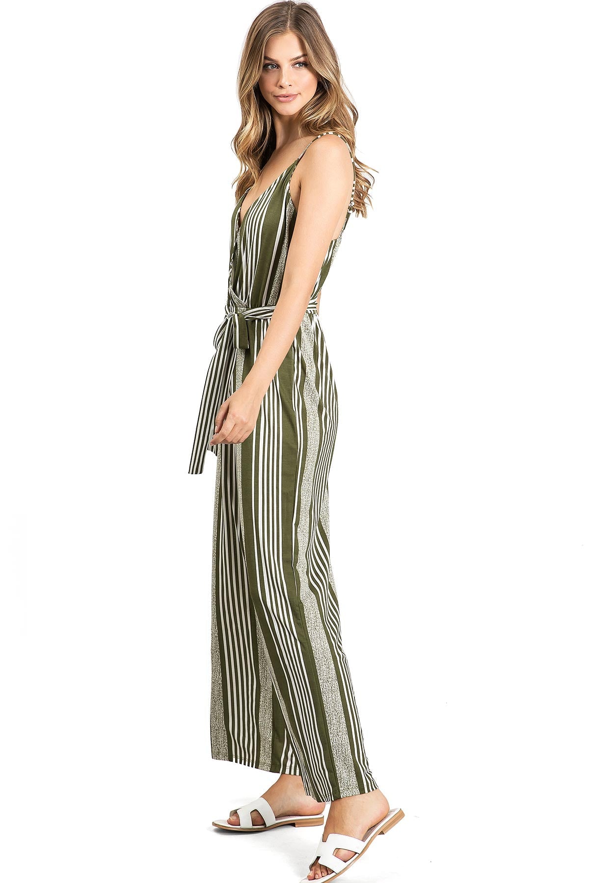 Luna Stripe Jumpsuit