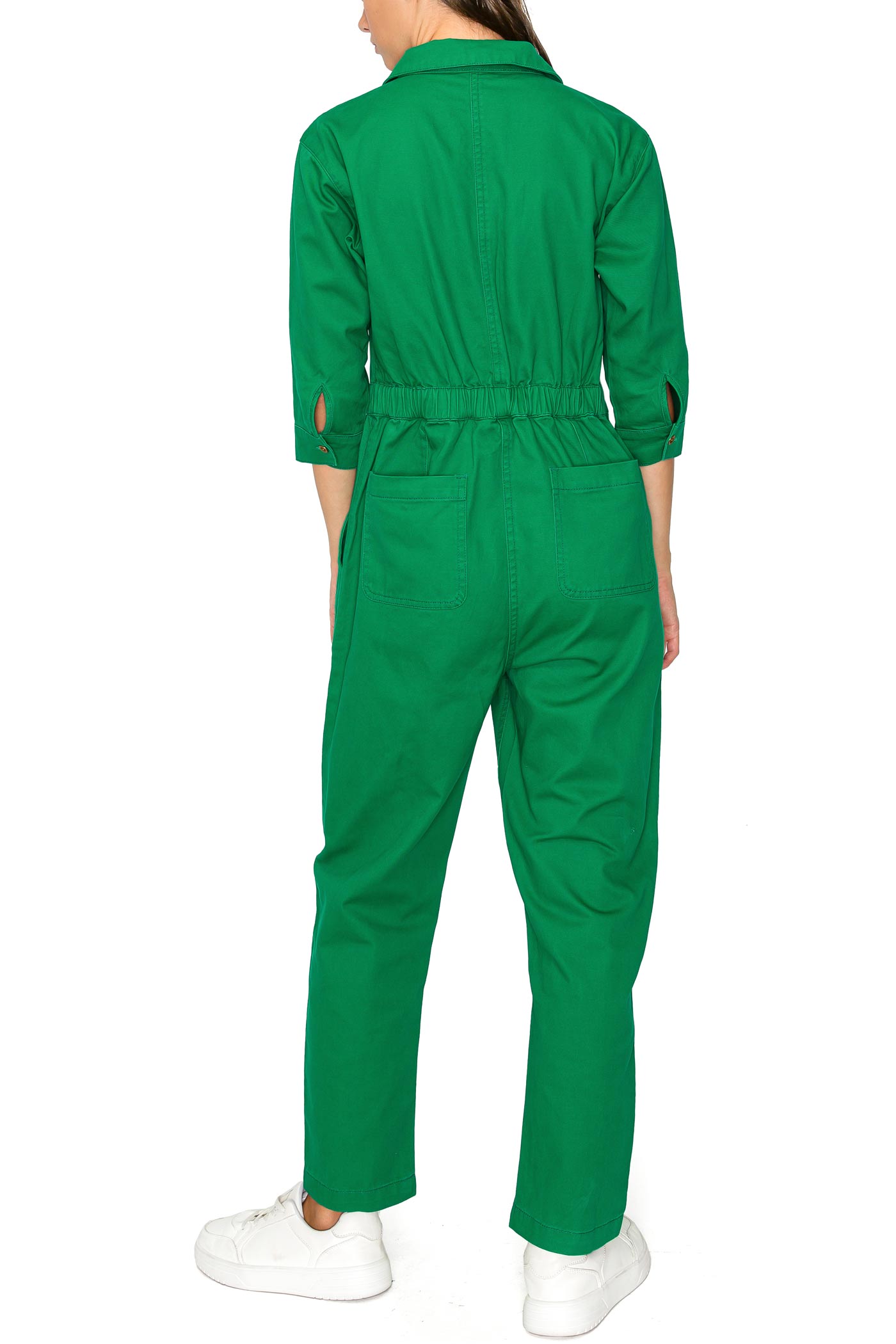 Lana Roux Coverall Aviator Jumpsuit