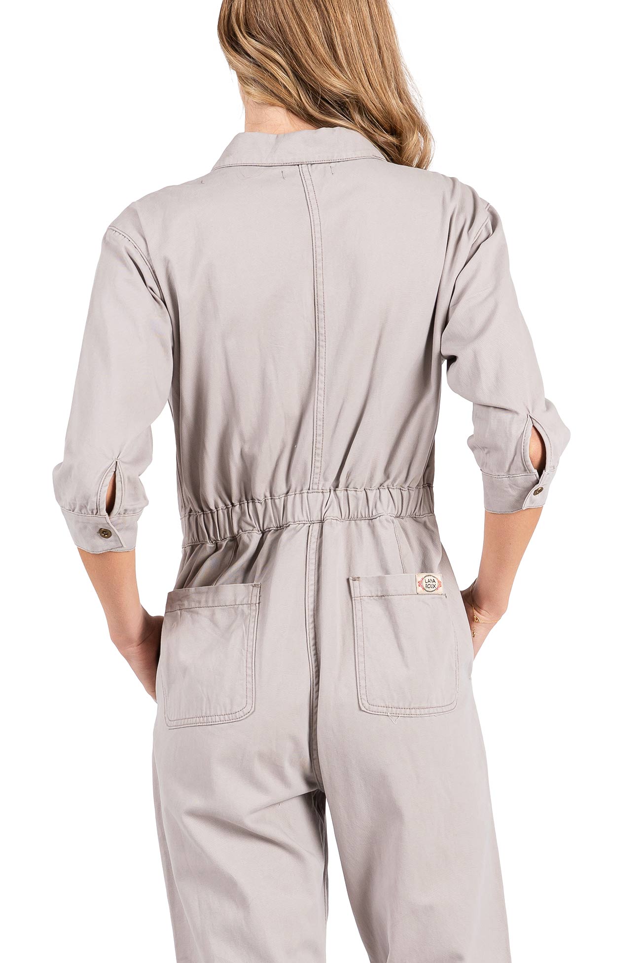 Lana Roux Coverall Aviator Jumpsuit