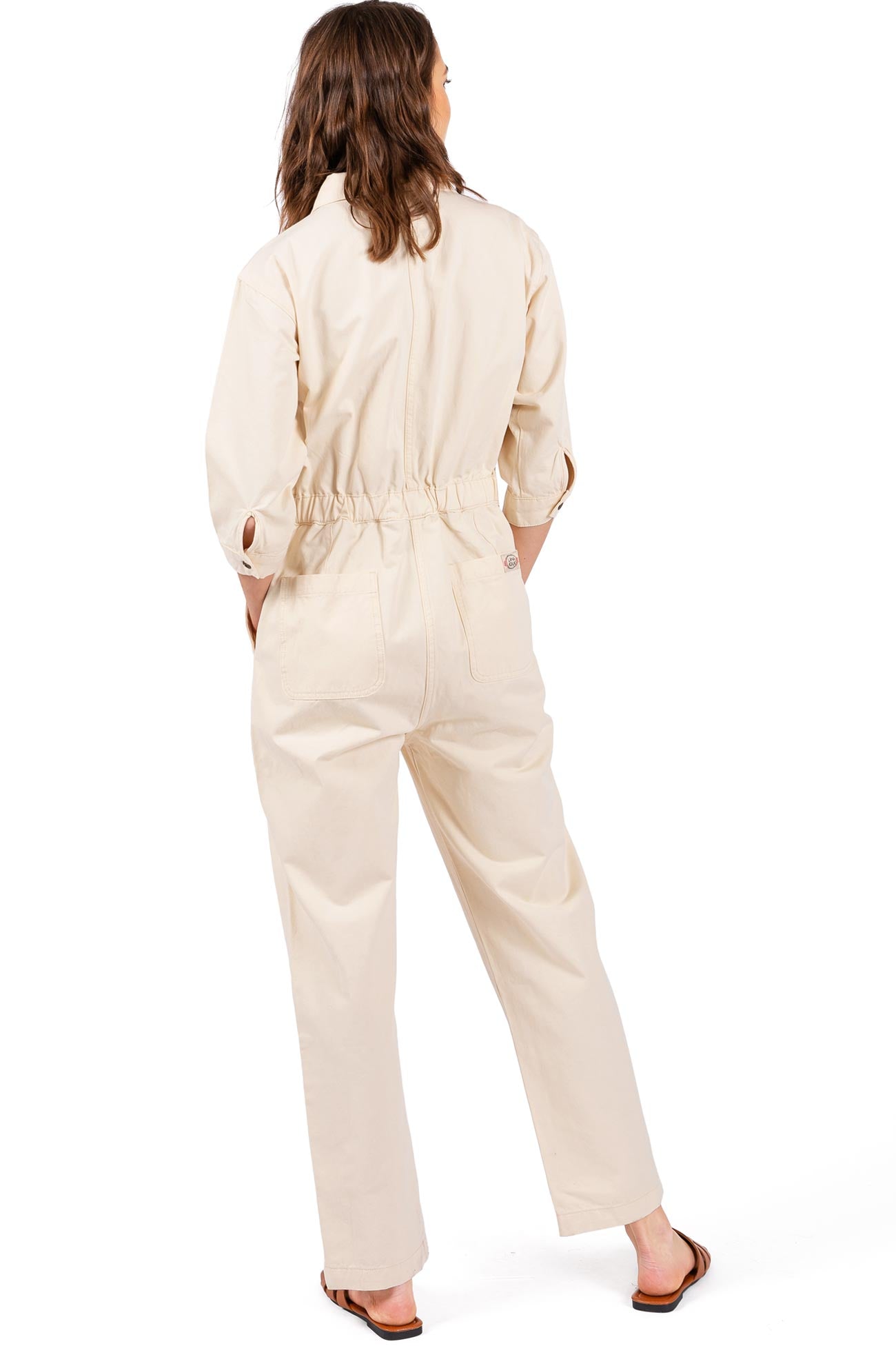 Lana Roux Coverall Aviator Jumpsuit