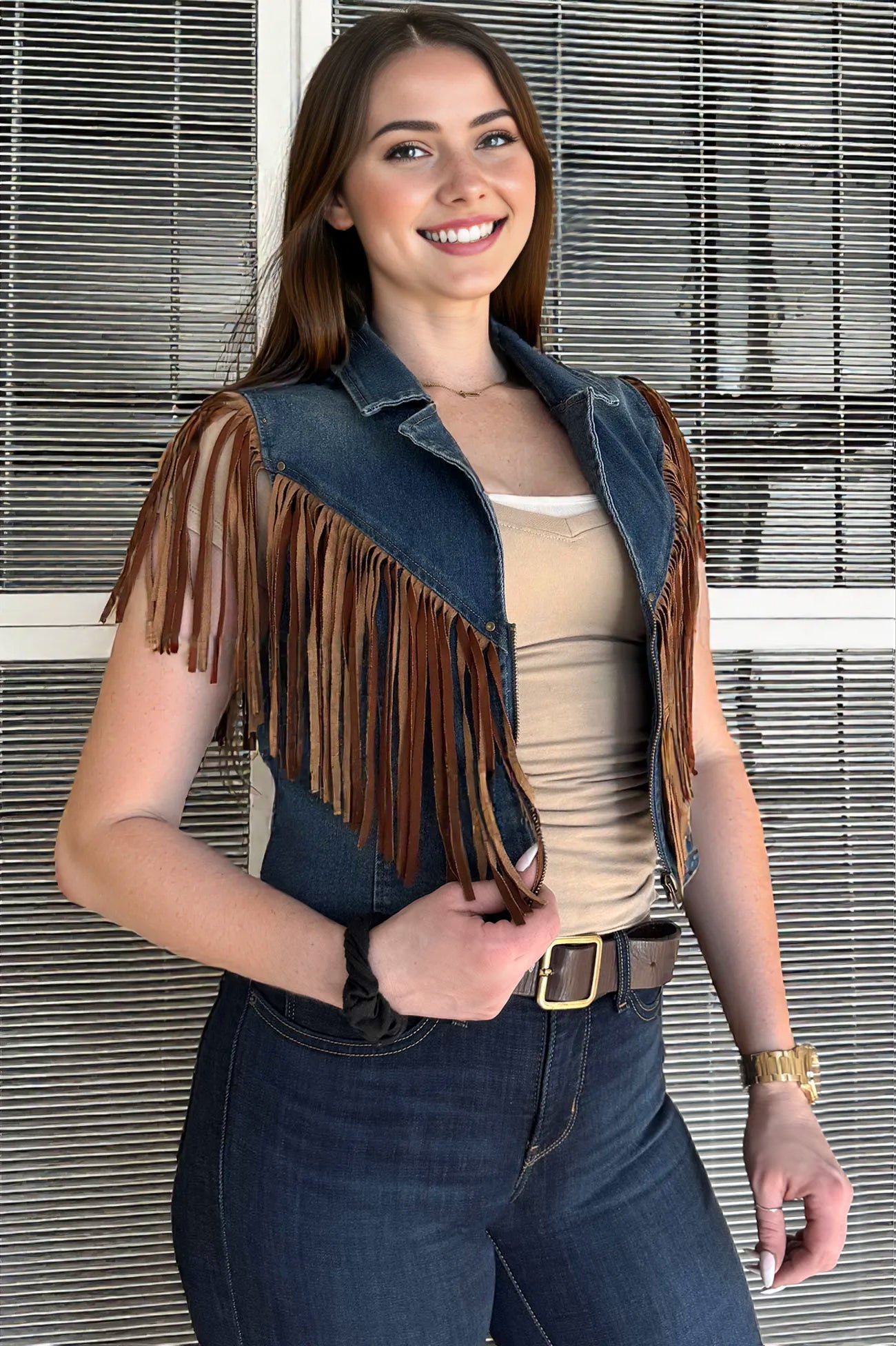 Rancher Fringe Vest