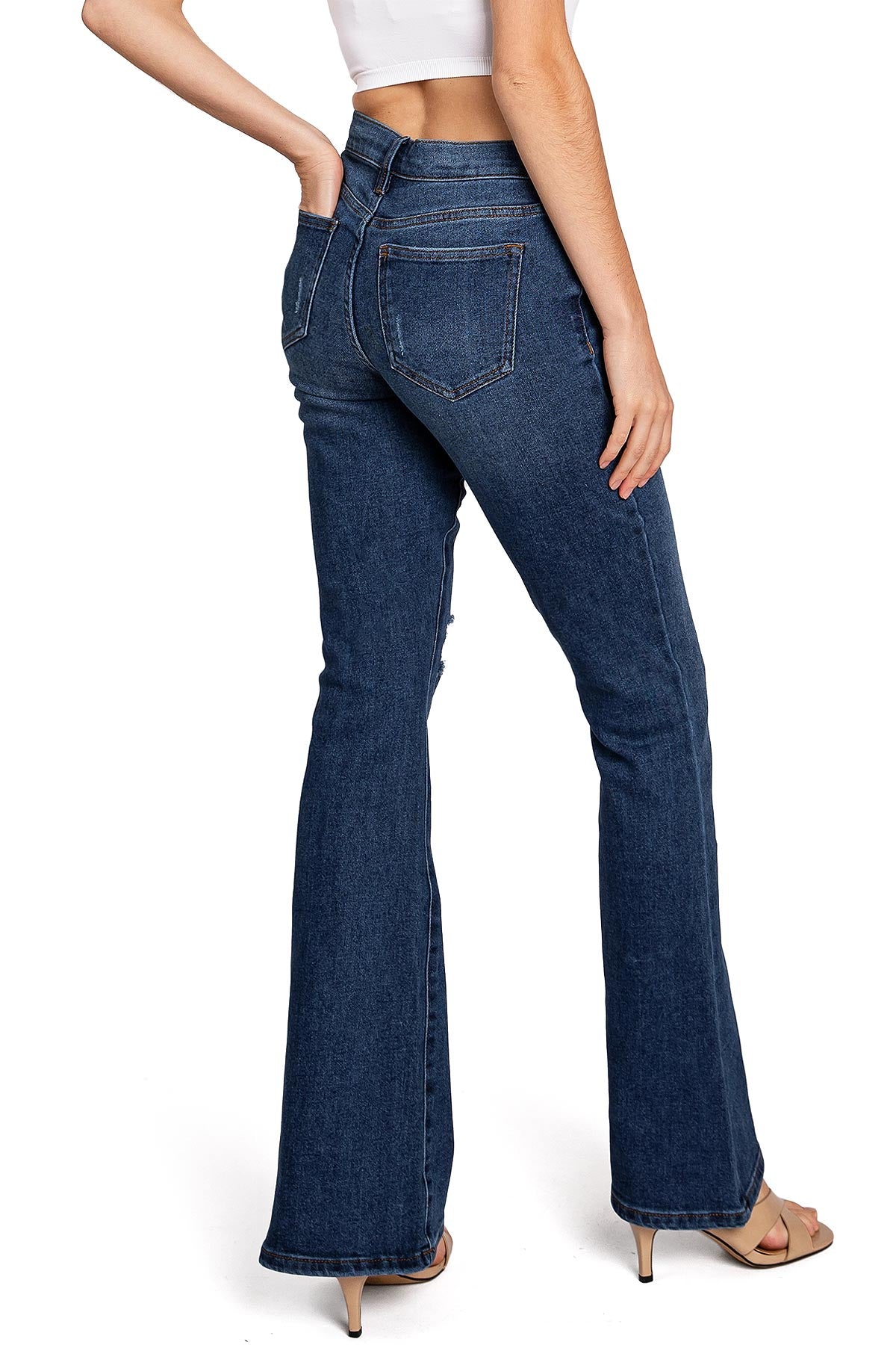 Mille Low Rise Flares