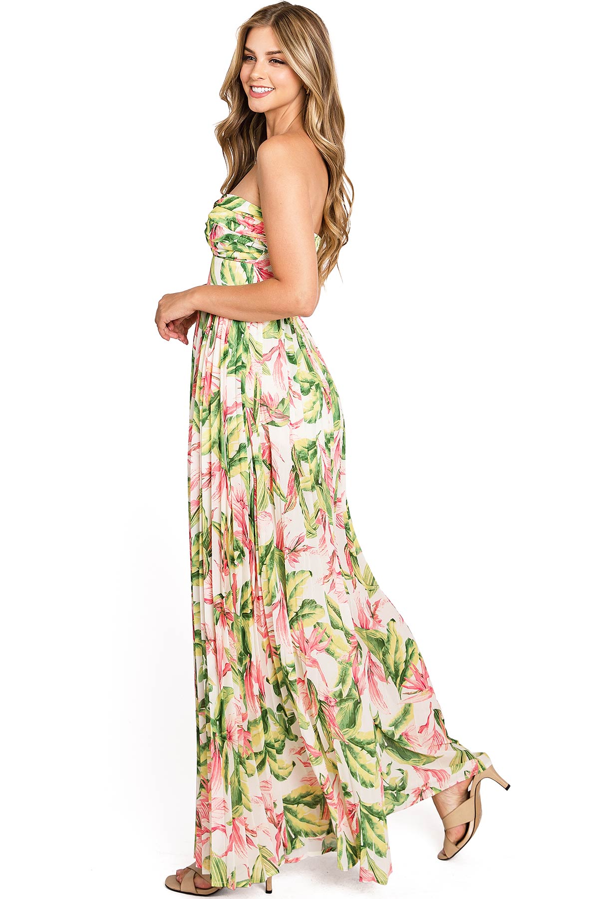 Paradise Pleated Jumpsuit