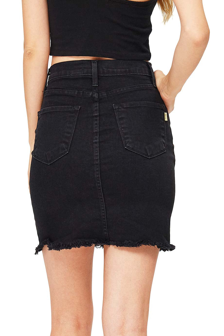 Rosie Denim Skirt - Pink Ice