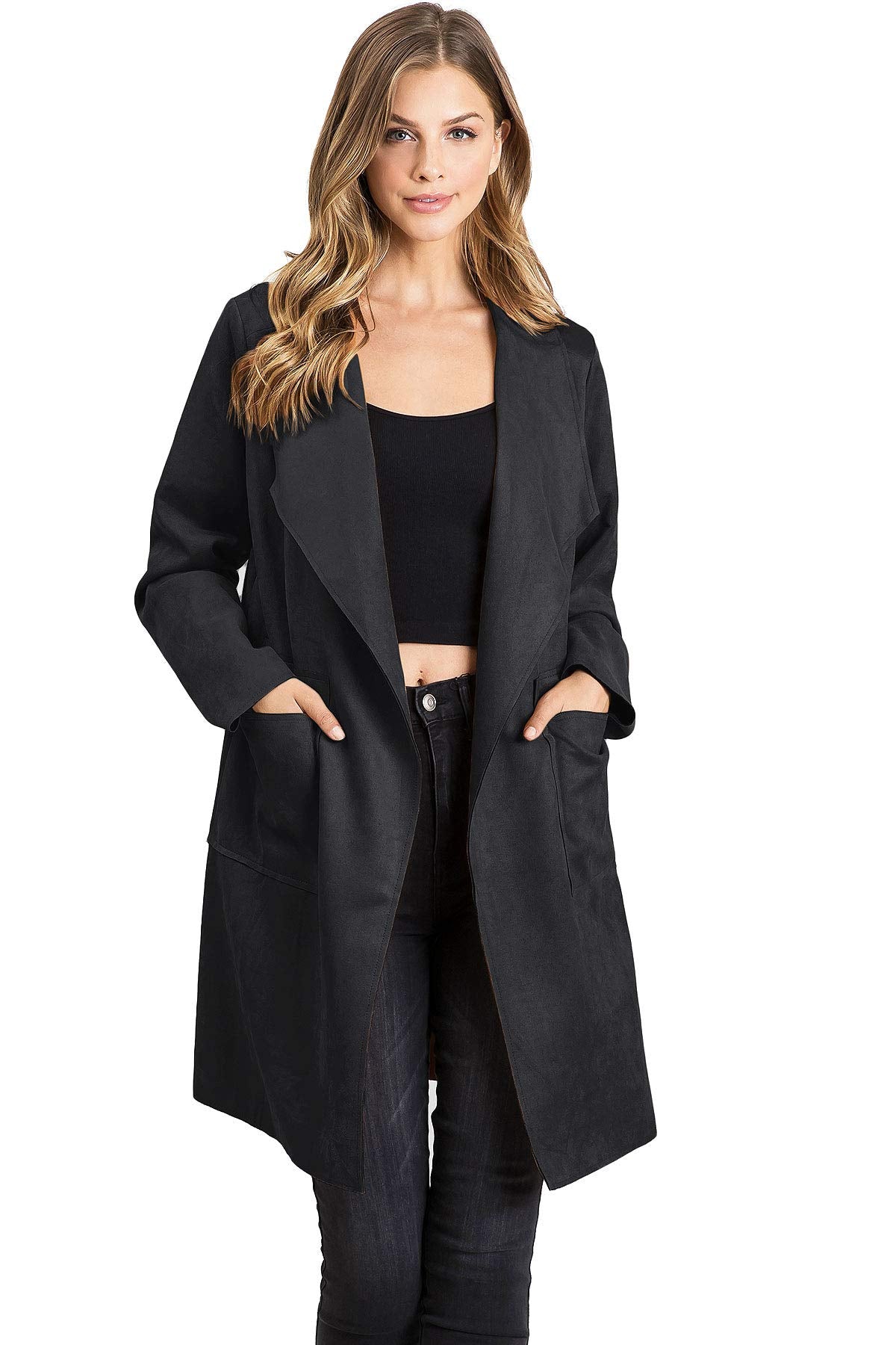 Manhattan Faux Suede Coat