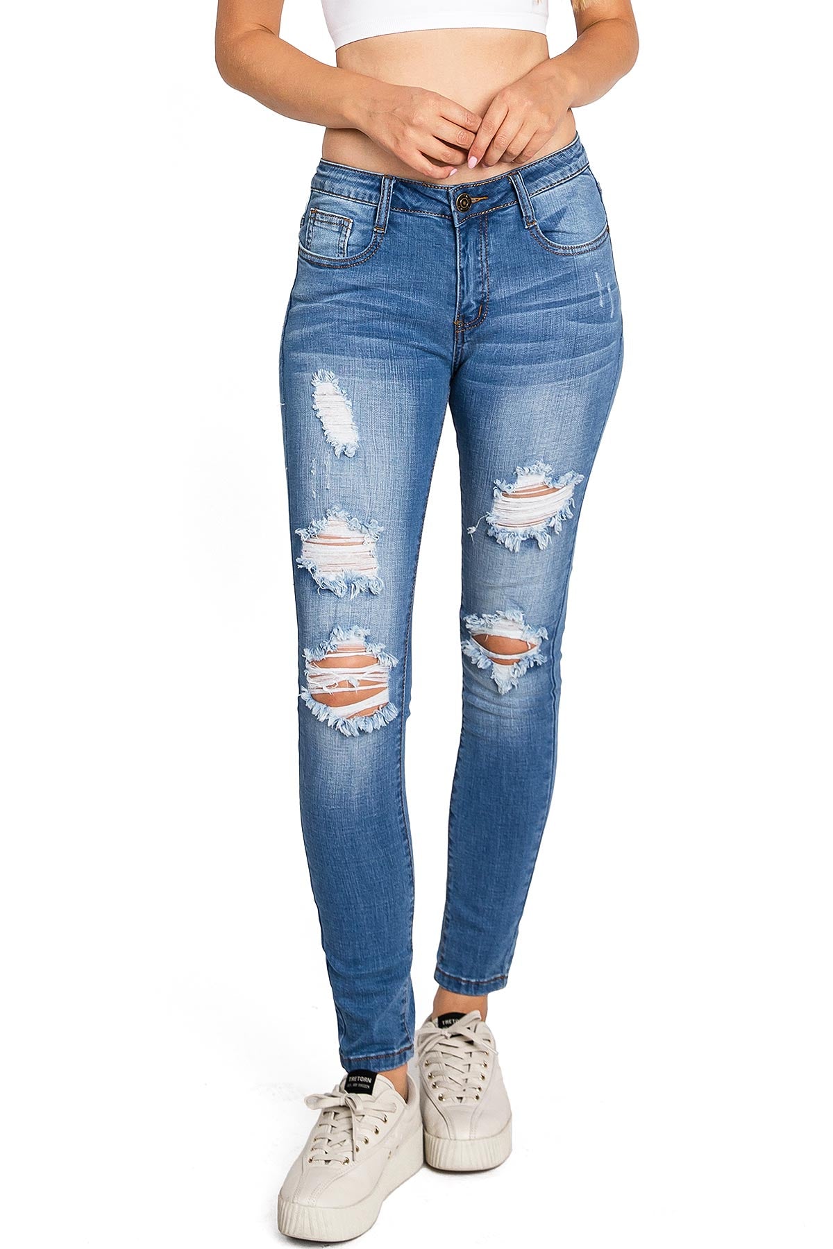 Lucky Brand Light Blue Distressed Skinny Denim Jeans sz 2 – Embrace Sisu