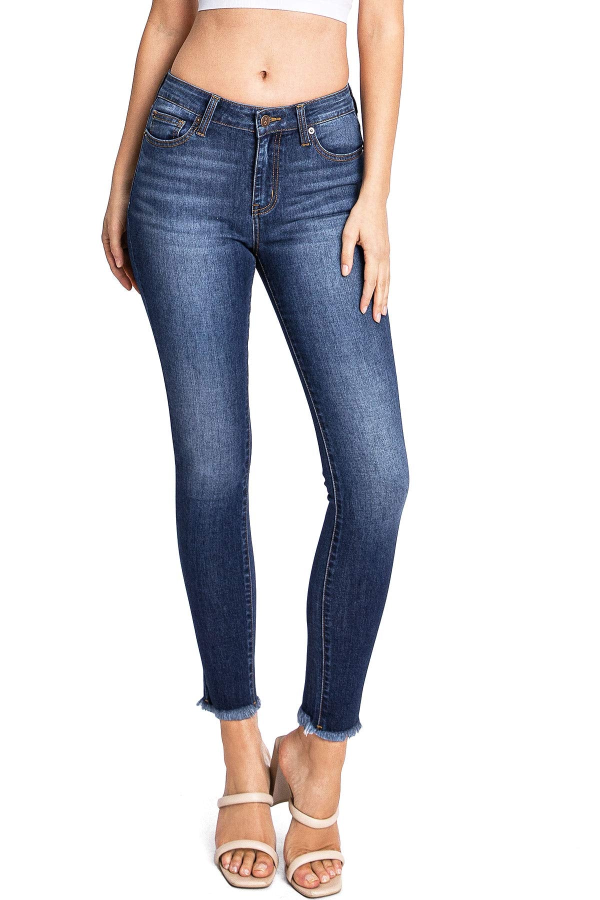 Classic Fray Hem Skinnys
