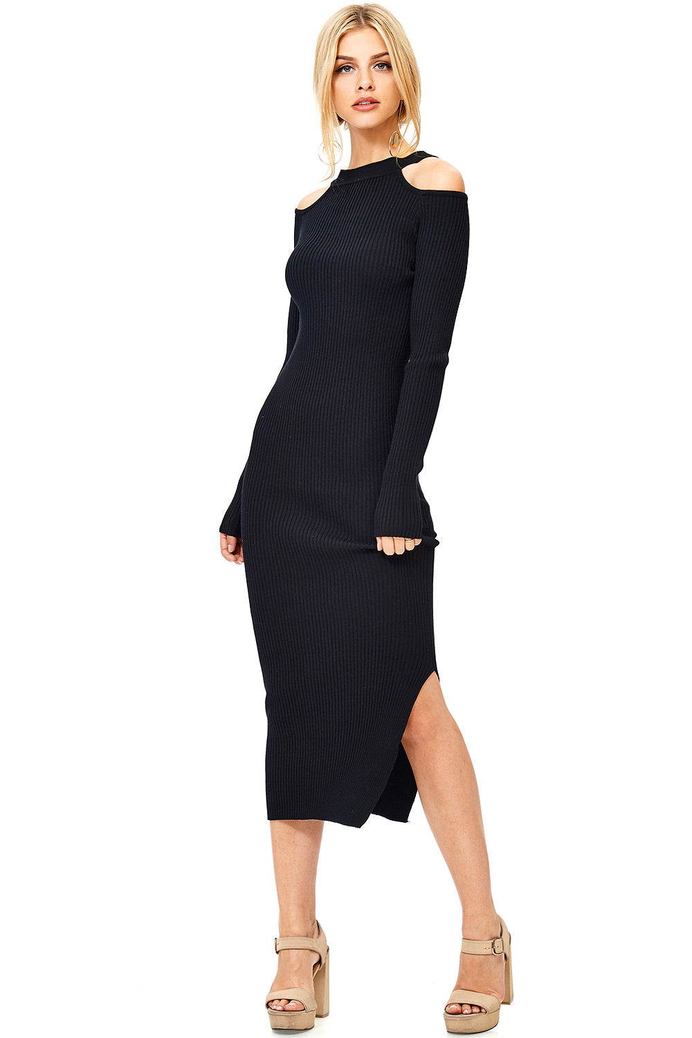 Heartbreaker Midi Dress - Pink Ice