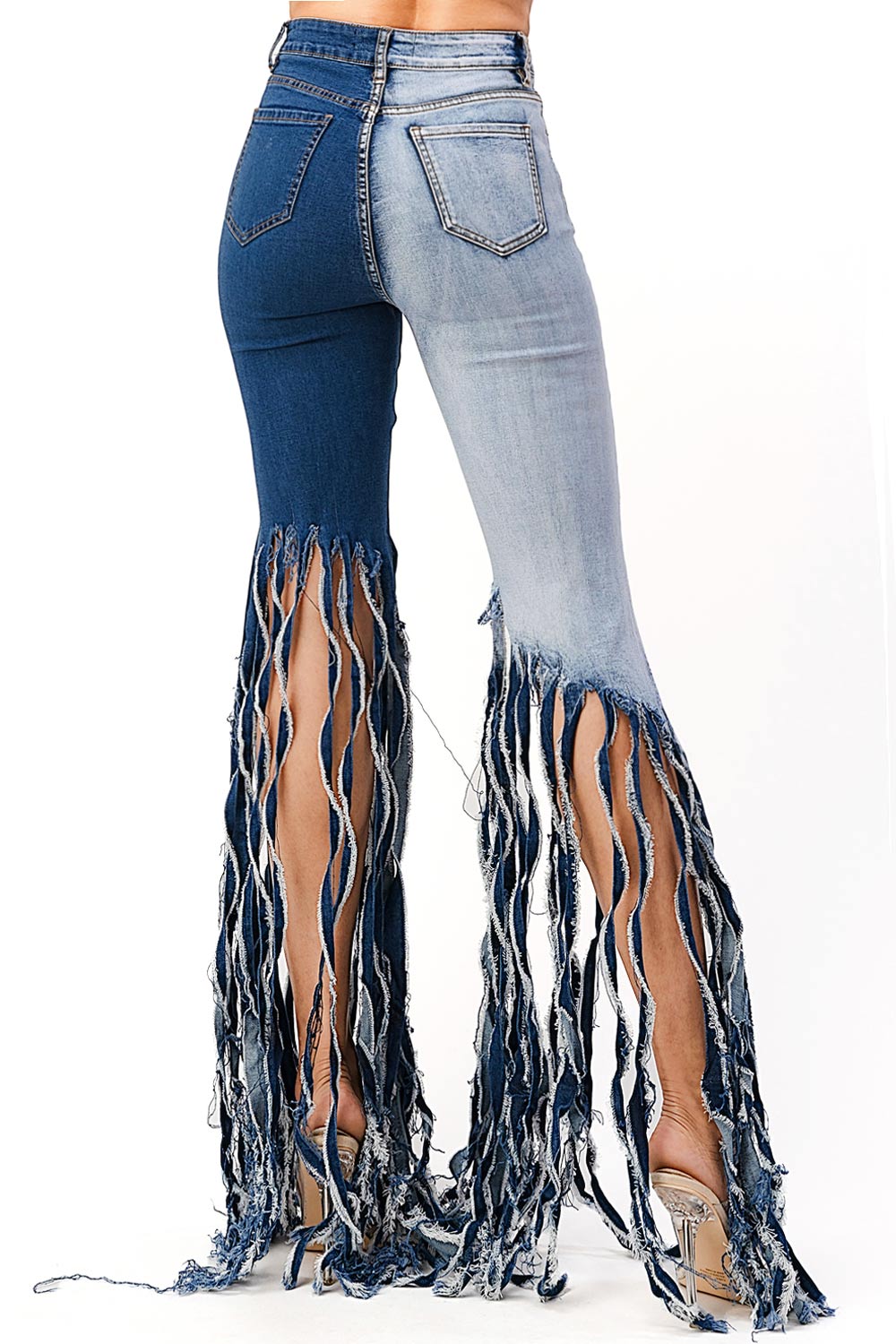 Gemini High Rise Fringe Flares