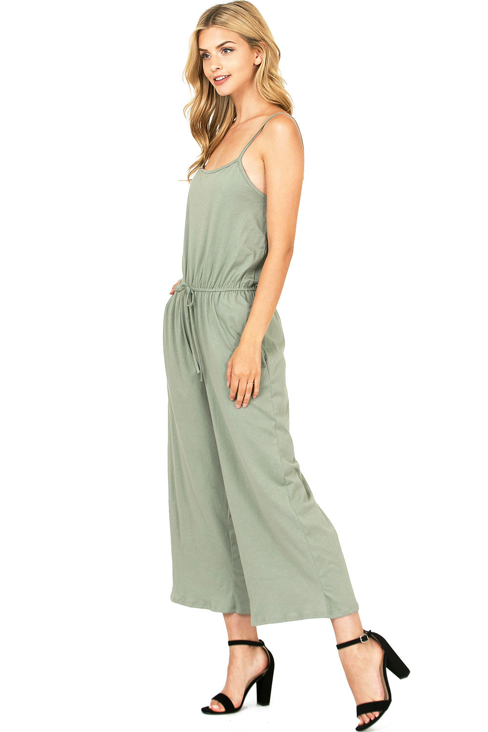 Brisk Culotte Jumpsuit - Pink Ice