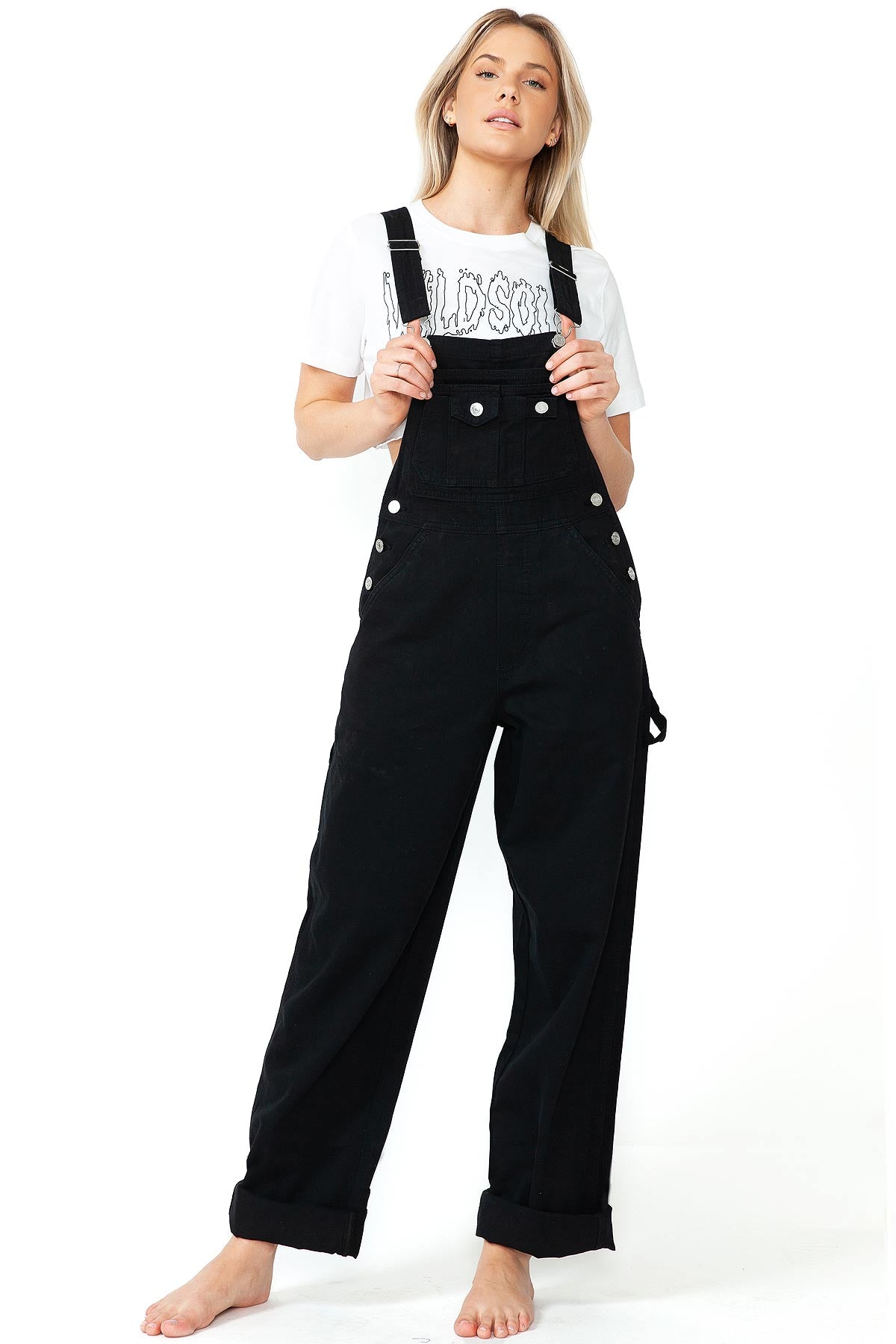 Vintage Elastic Low Back Overalls -  India
