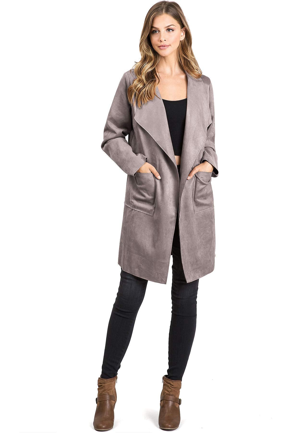 Manhattan Faux Suede Coat