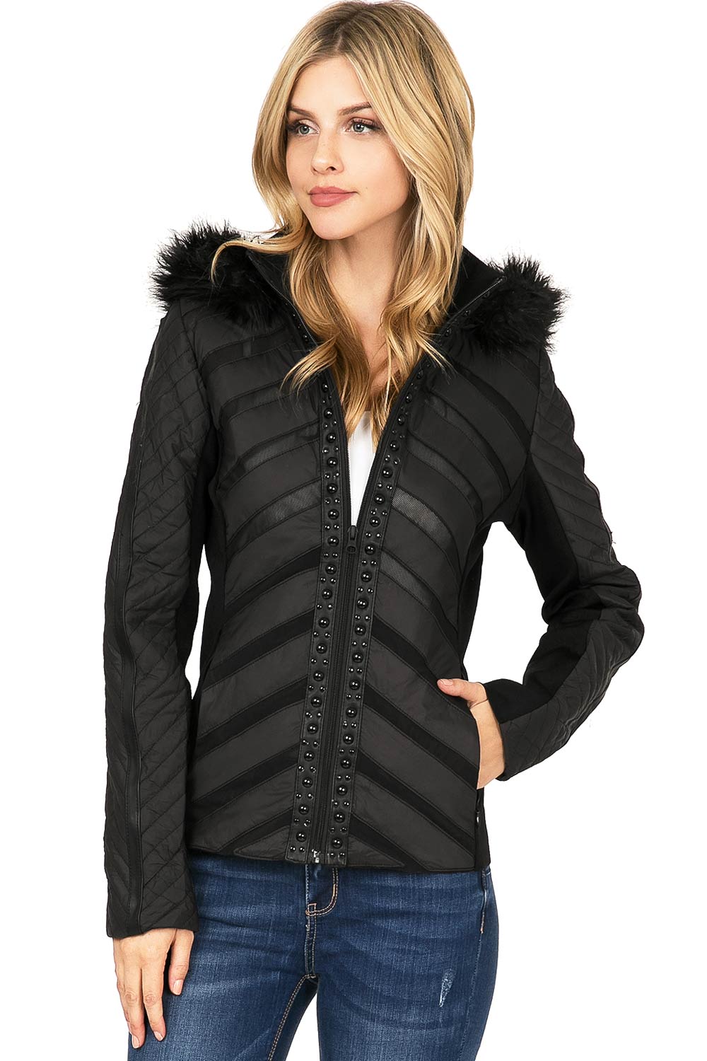 Raven Mesh Jacket - Pink Ice