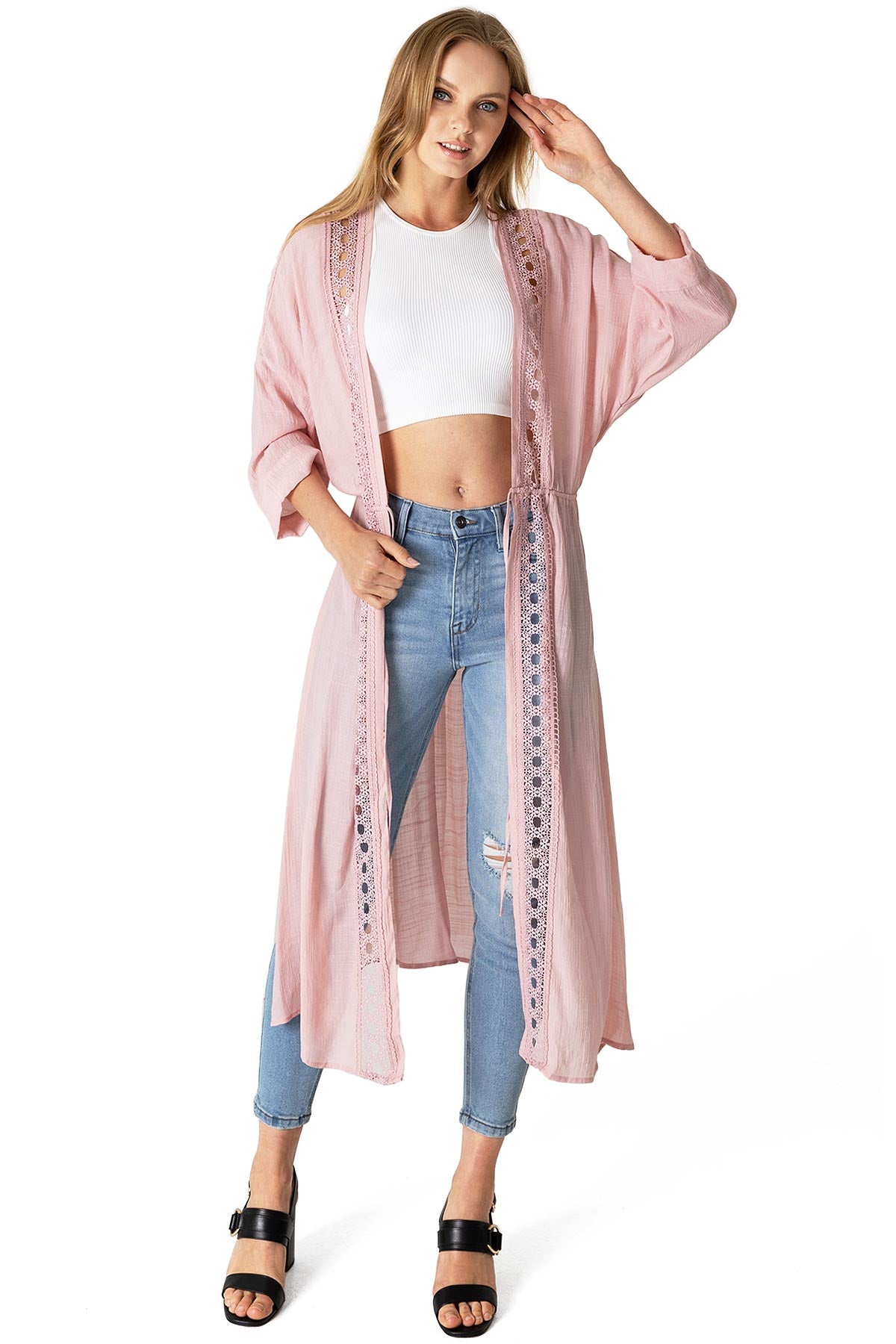 Hamptons Linen Kimono