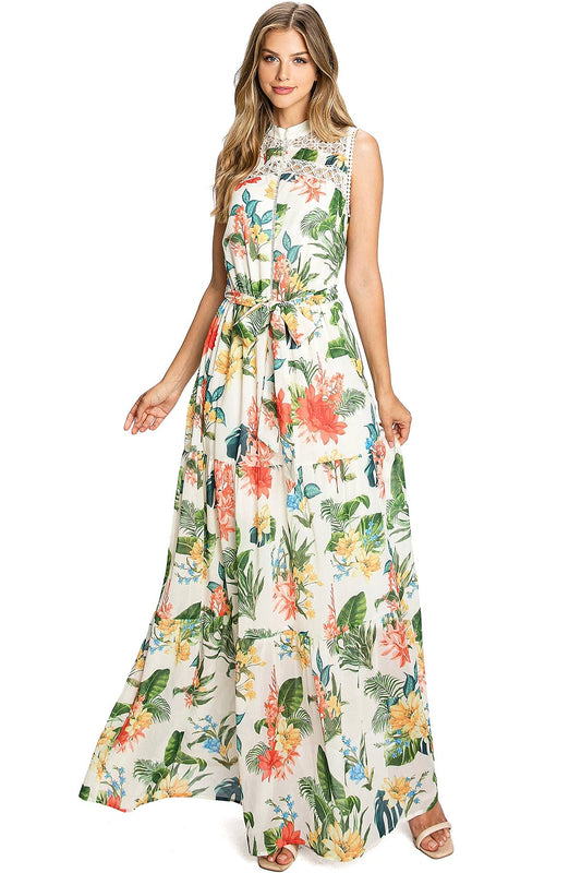 Bird of Paradise Maxi Dress