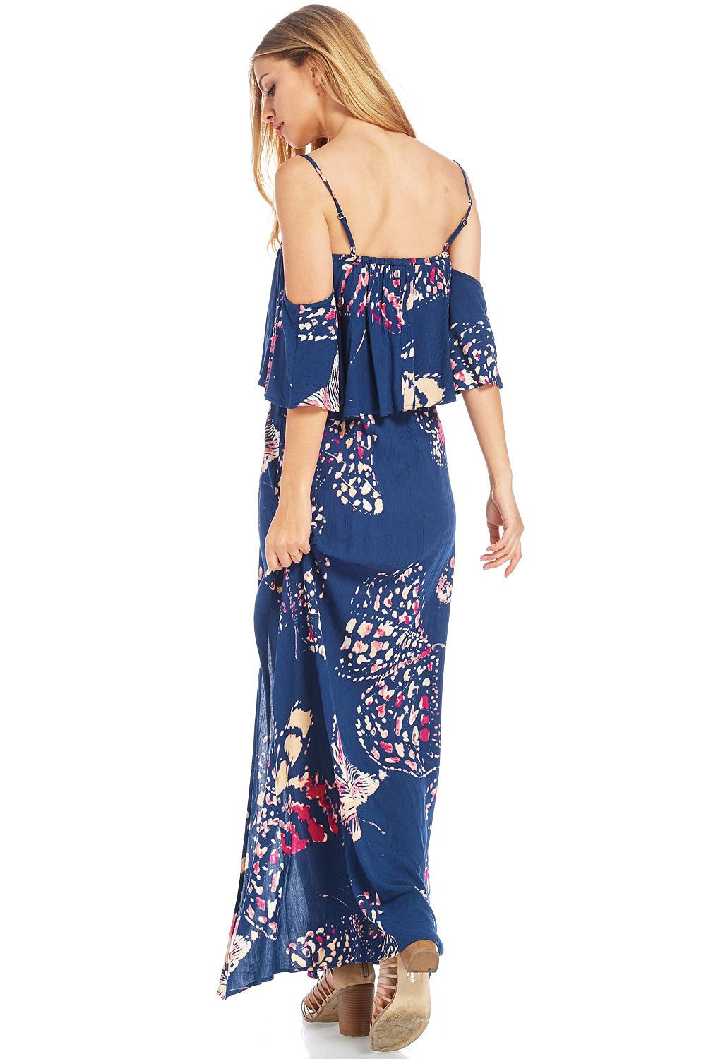 Flicker Bloom Maxi Dress - Pink Ice