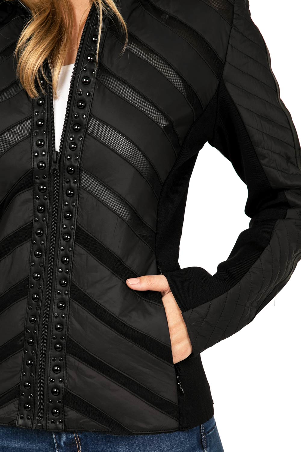 Raven Mesh Jacket - Pink Ice