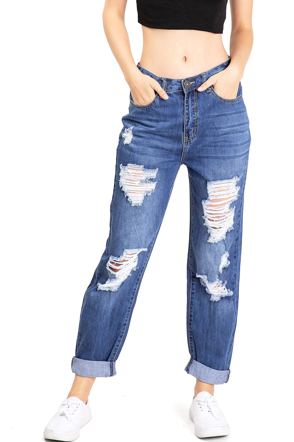 Shops jeans boyfriend destroyed