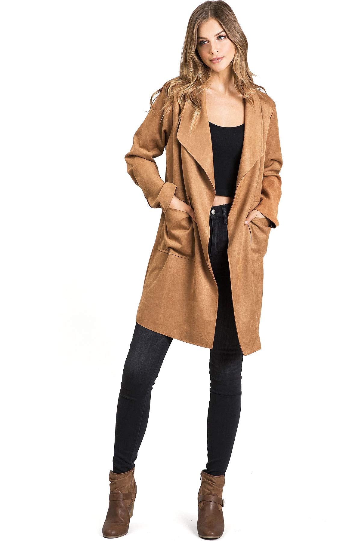 Manhattan Faux Suede Coat