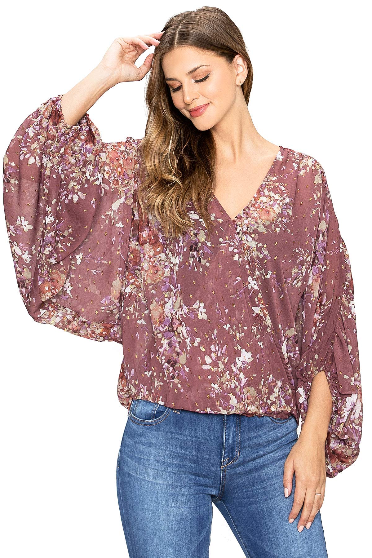 Floral Sparkle Blouse