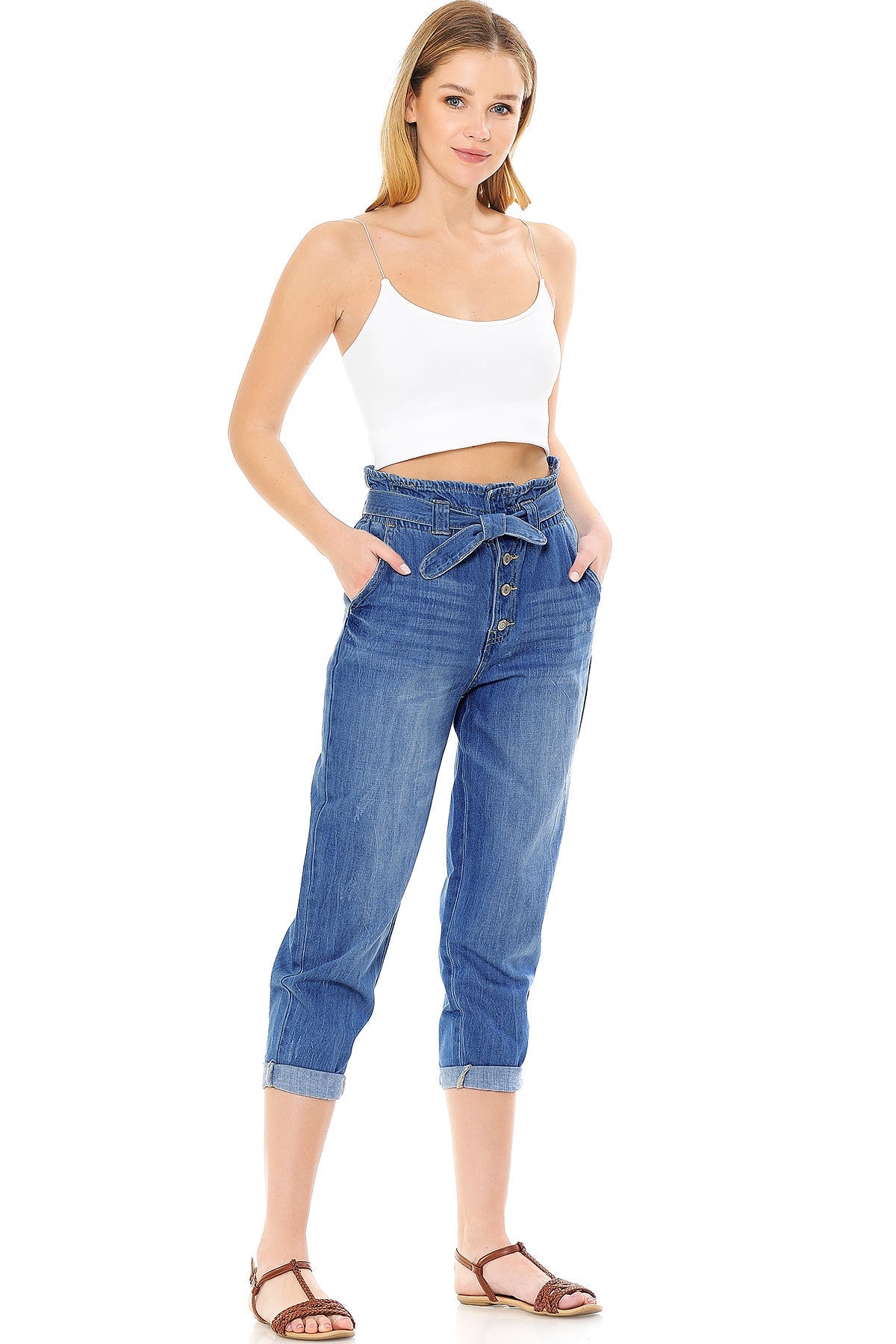 Paperbag Mom Jeans