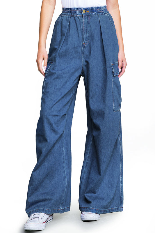 Float On Wide-Leg Jeans