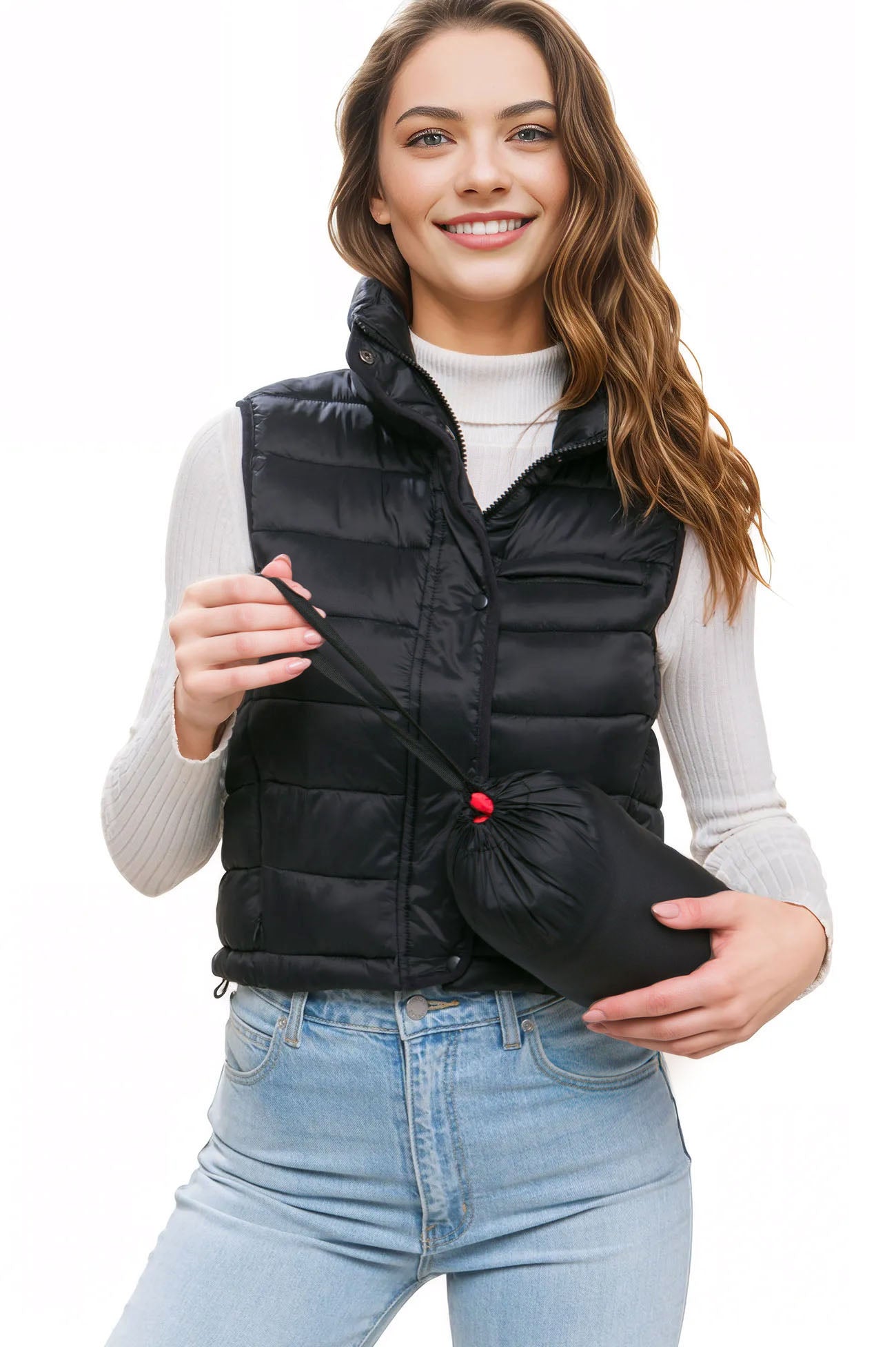 Micro Packable Puffer Vest