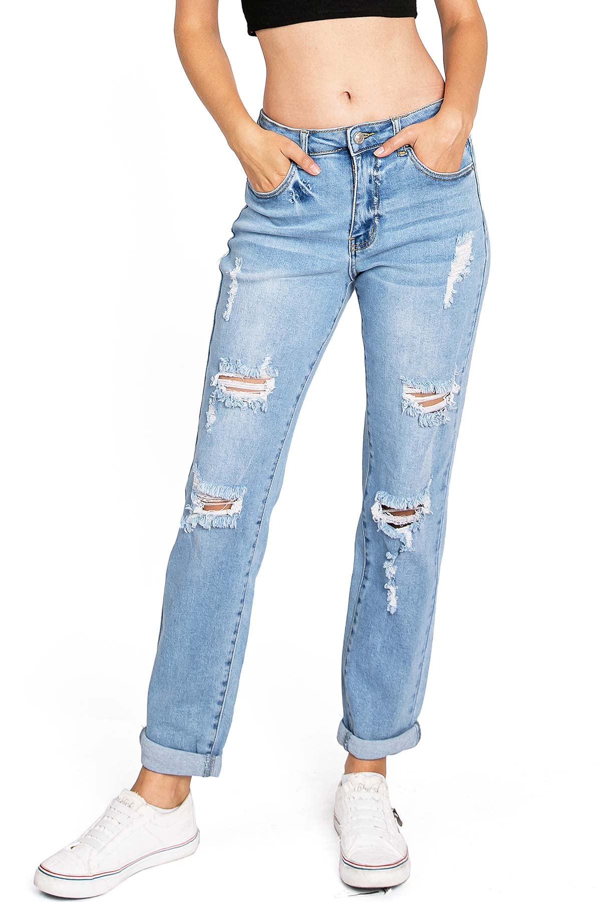 Wipe Out Boyfriend Jeans