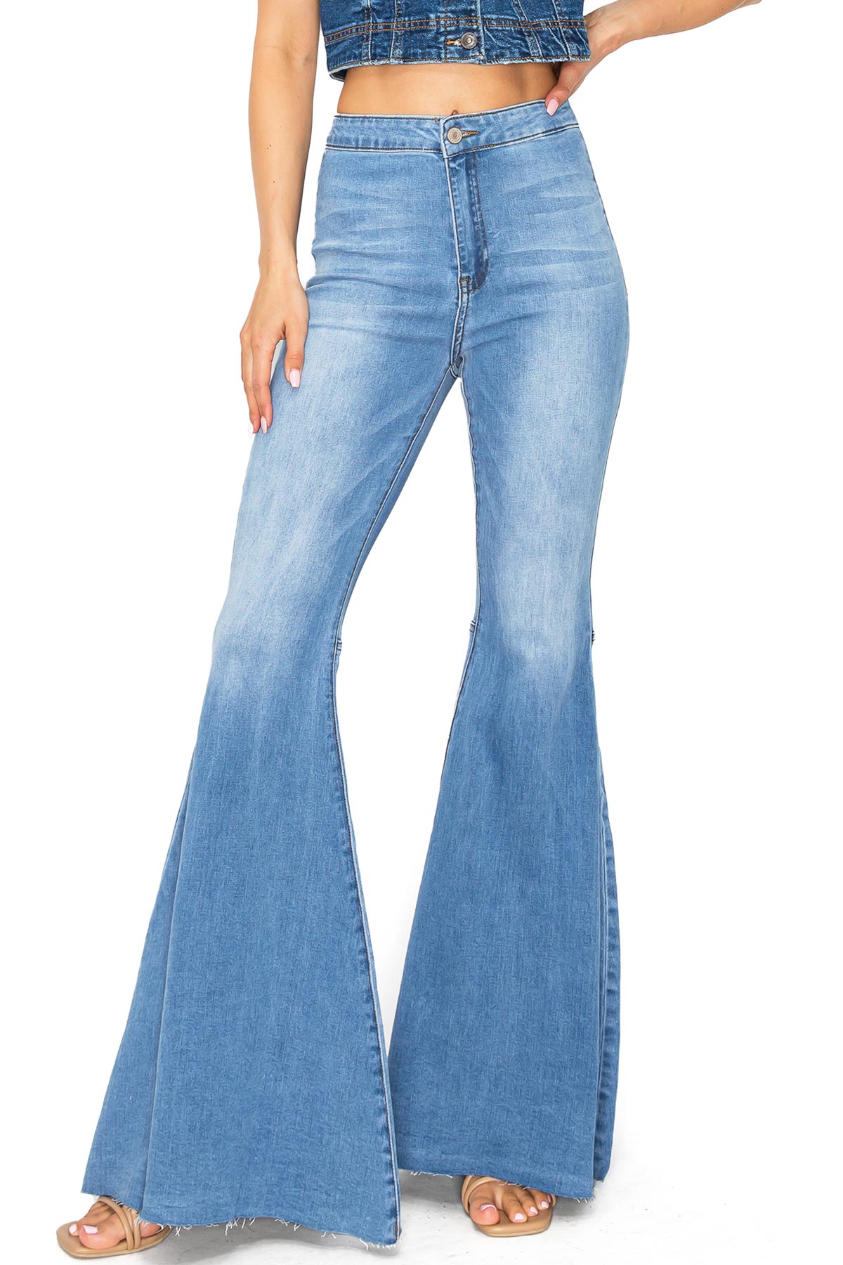 Sleek High Rise Flares