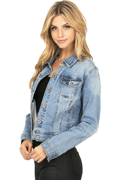 Fitted Denim Jacket