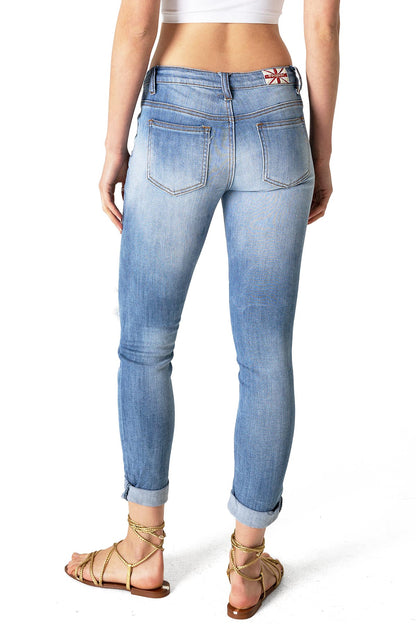 Mila Mid-Rise Crop Skinnys