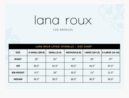 Lana Roux 90s Retro Cargo Utility Overalls