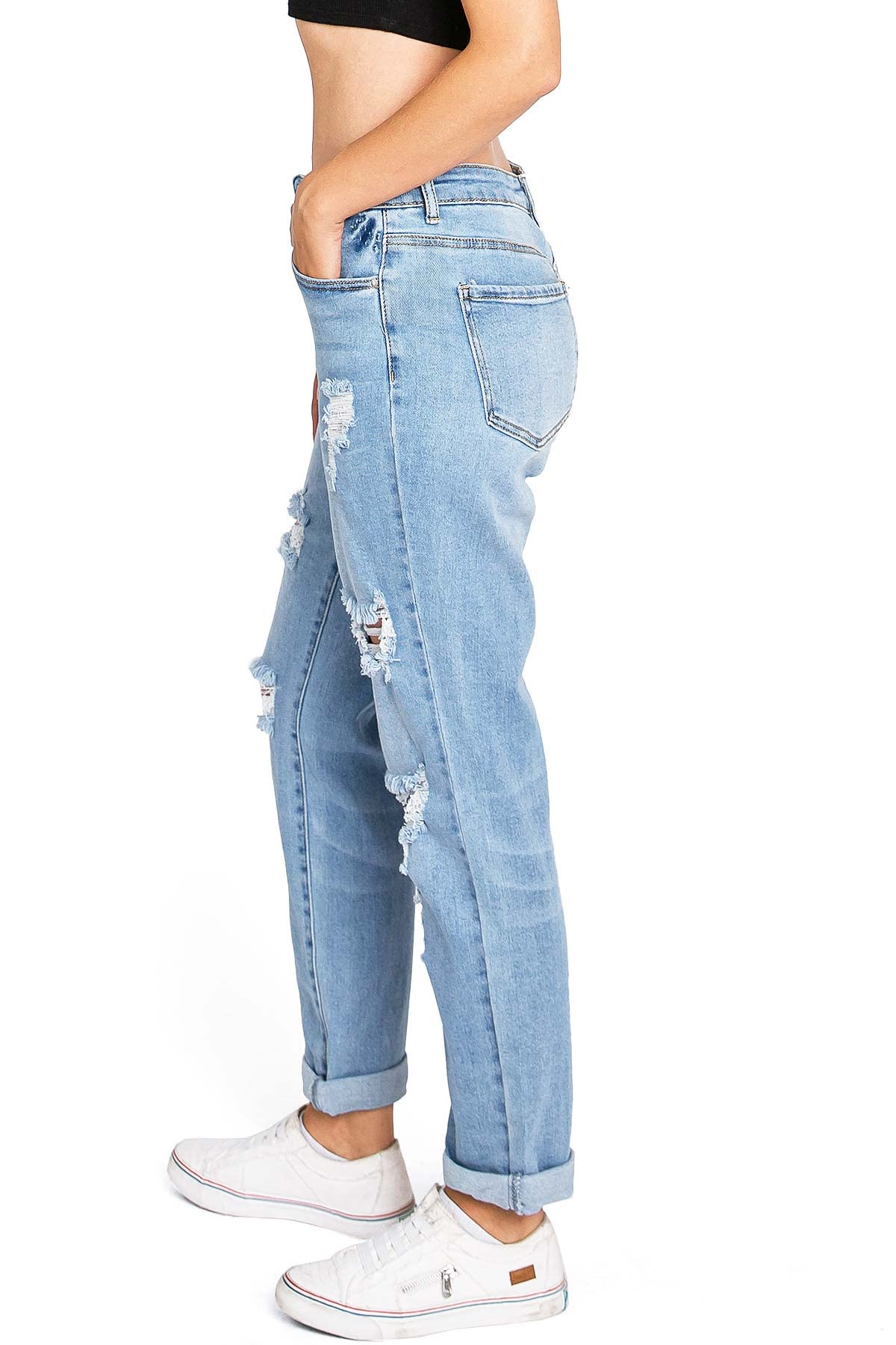 Wipe Out Boyfriend Jeans