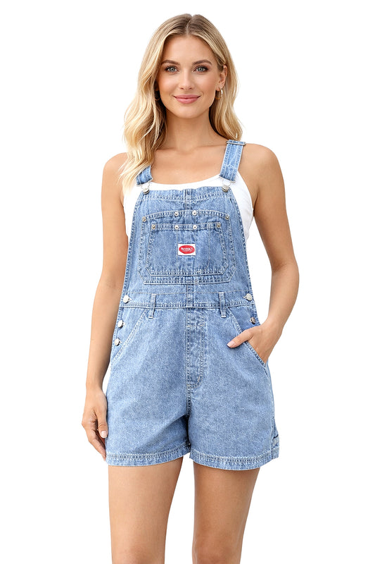 Trade Twill Shortalls - Pink Ice