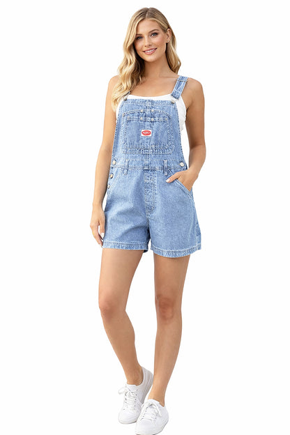 Trade Twill Shortalls - Pink Ice