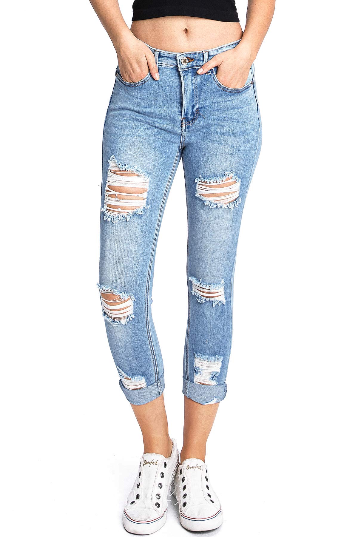 Element High Rise Capri Jeans