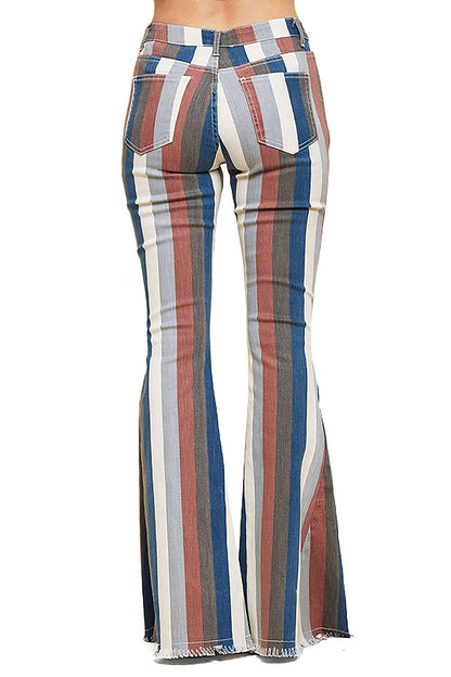 Retro Amplified Stripe Flares