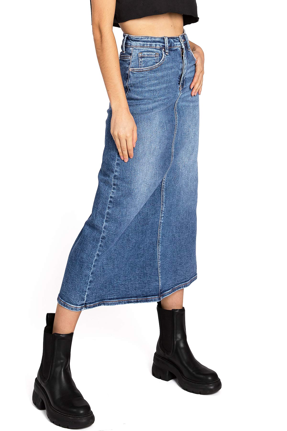 Delaney Denim Skirt