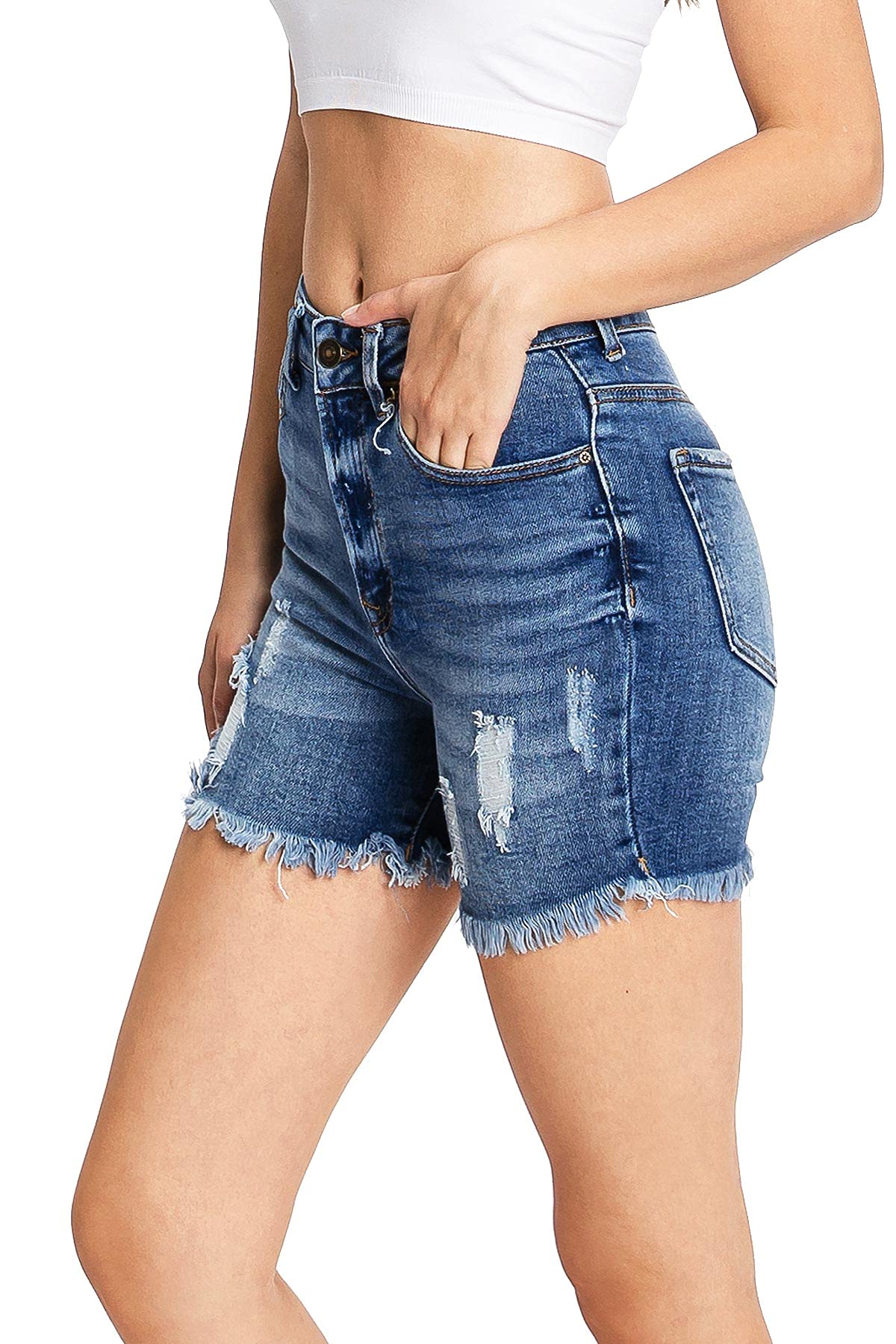 Bay High Rise Shorts - Pink Ice