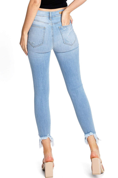 Rise Up Ankle Skinny Jeans