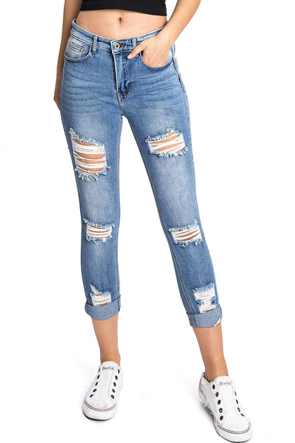 Element High Rise Capri Jeans